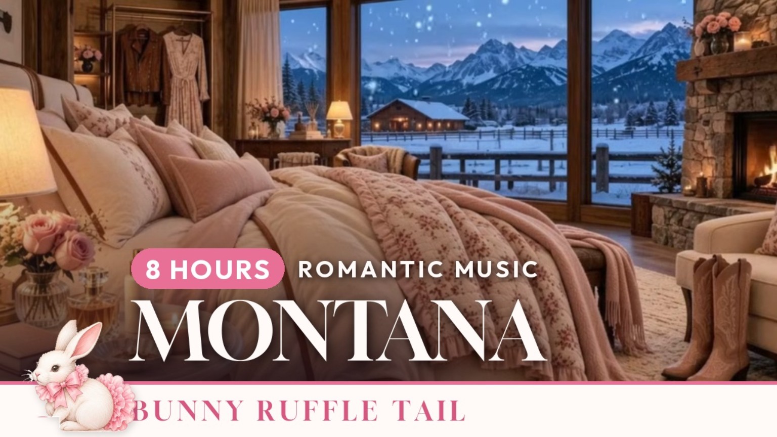 Montana — Bunny Ruffle Tail eight-hour romantic music and bedroom ambience video